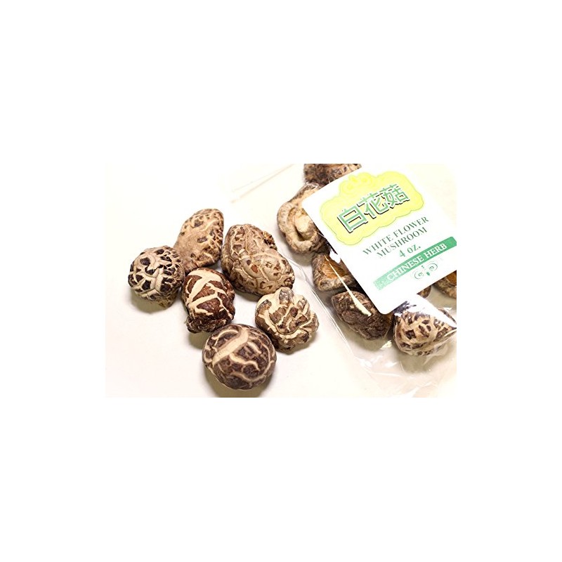 White Flower Mushroom Bai Hua Gu 白花菇 4oz