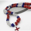 Ice Cross Pendant Baseball Necklace for Men Women - Rhinestone