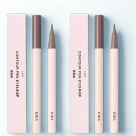 Bia Bbia Last Contour Pen Eyeliner 0.6g, cafe au lait, 2 pcs. / 삐아 라스트 컨투어 펜 아이라이너 0.6g, 카페오레, 2개
