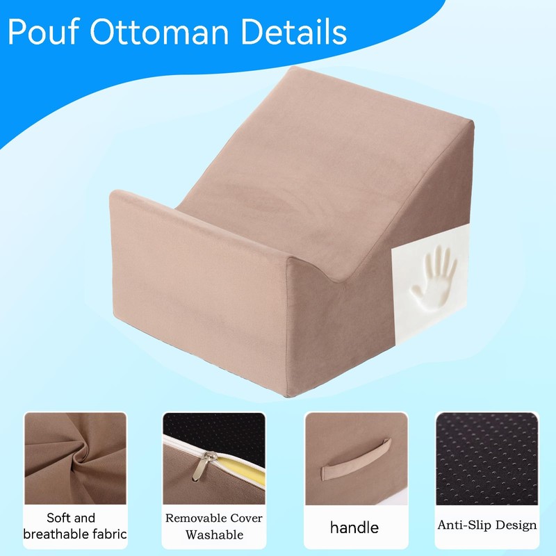 OpyTikar Version that Modern Pouf Ottoman,Relax Stool,Floor Poufs for Couch