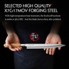 HEZHEN 300mm Sashimi Knife,Forged Steel Sushi Yanagiba Knife, Sushi Slicing,