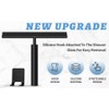Upgraded 2 in 1 Extendable Shower Squeegee for Glass Doors,