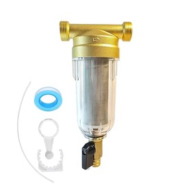 Water Filter, Reusable, Pre-Filter, Water Filter, Spin Down Sediment, Water Filter, Water Prefilter, Sediment Filter for Sediment Filter, Well Water Hose (1/2 Inch)