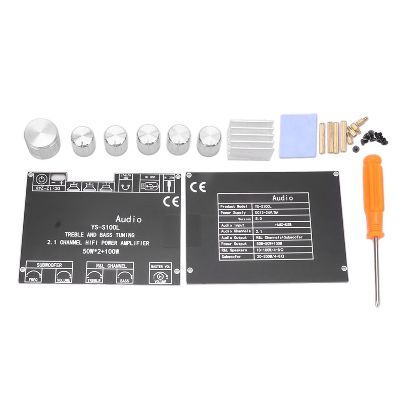 Bluetooth Power Amplifier Board 2.1 Channel 2x50W 100W APP Control