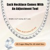 Magnetic Titanium Necklace for Women & Men, Ultra Strength Magnets