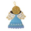 MerryStockings Felt Ornament Kit, Collectible Angels Series, DIY, Sequins, Beads,