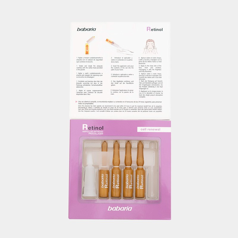 BABARIA RETINOL AMPOLLAS ANTIEDAD PROCOLLAGEN 2 ML X 5 UNIDADES