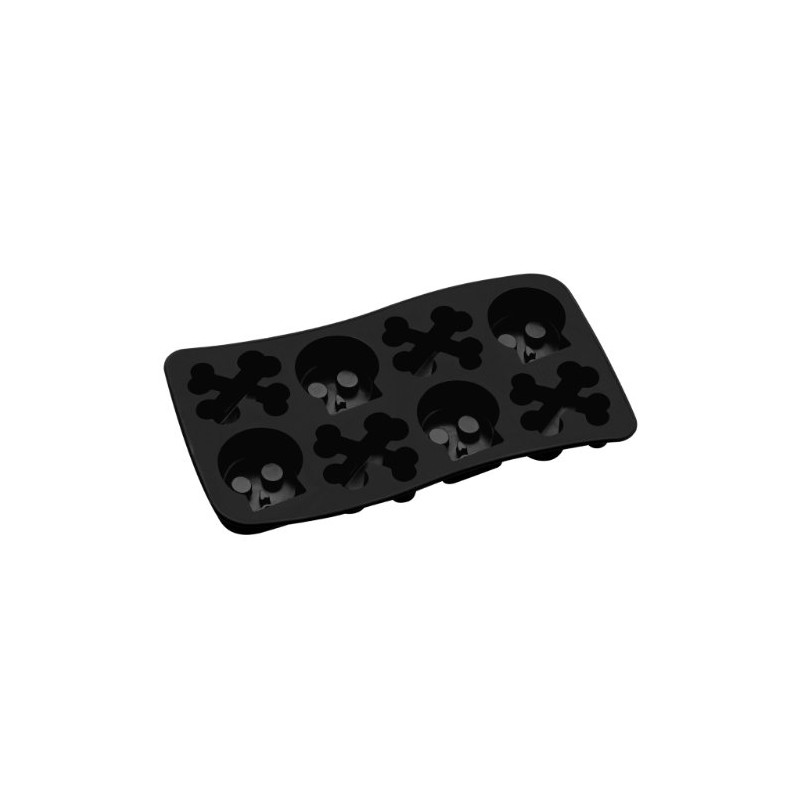 Decorative Ice Cube Tray With 8 Skull & Crossbones Made