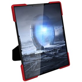 ASEEWO Red 8x10 photo frame, picture frames glass, hanging picture frames, Matted for wall and tabletop Decor (8X10, black)