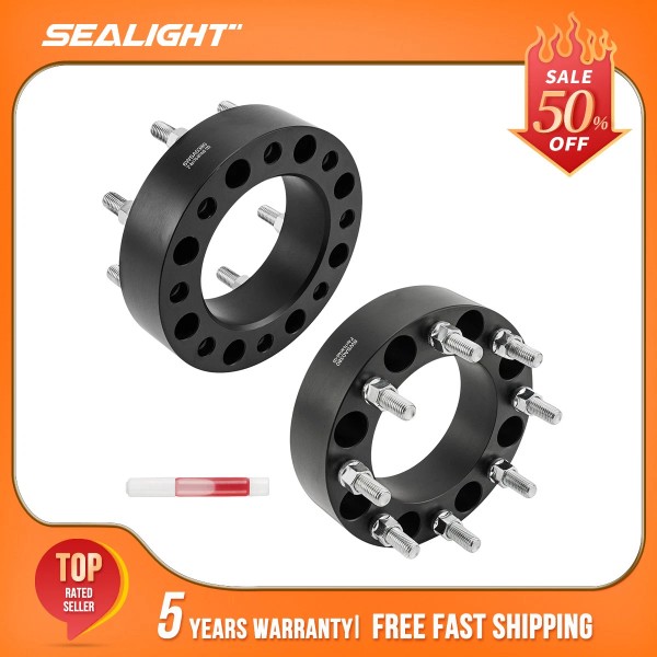 SEALIGHT 2Pc 2" 8x170 Wheel Spacers 14x2 For Ford F-250