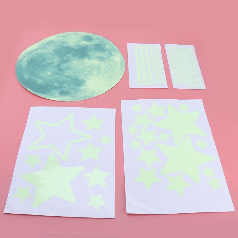 PVC Self Adhesive Wall Sticker Luminous Fluorescent Wall Decals for