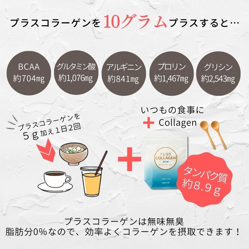 【公式】プラスコラーゲン ブルー 150ｇ×5袋セット