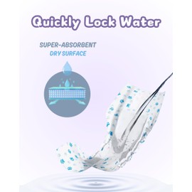 Kao Jing Dog Diapers Male Disposable Dog Wraps Super Absorbent 48 Count Size XS (Waist 16.5”- 21”) Ultra Protection Breathable Leakproof| Excitable Urination Marking