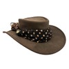 Jacaru Australia 1064 Kimberley Hat, Brown, XX-Large
