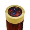 NKlaus Kaleidoscope Brass and Leather 17 x 3.5 x 4