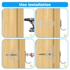 100 Pcs Plasterboard Rawl Plugs (50 Wall Plugs & 50