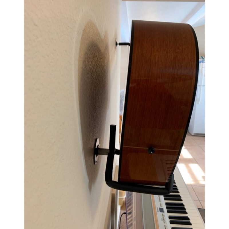 Guitar Wall Mount Guitar Bass Display Rack Horizontal Hanger (Acoustic
