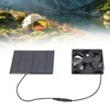 Solar Panel Powered Fan Portable 3.5W 6V Solar Exhaust Fan