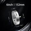 Mollom (6''|152mm) Heavy Duty Carbide Hole Saw with 2 Pilot