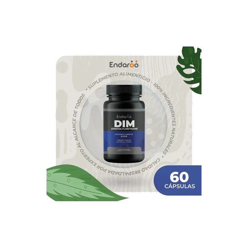Dim 60 Cápsulas 300 Mg | Diindolilmetano Sin Sabor