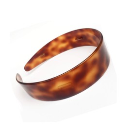 Wardani, 3 Cm wide French tortoiseshell headband with small teeth on the side (Tortoise)