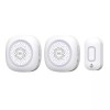 Home Zone 2 BATTERY OPERATED WIRELESS DOORBELL 60 Sound Options