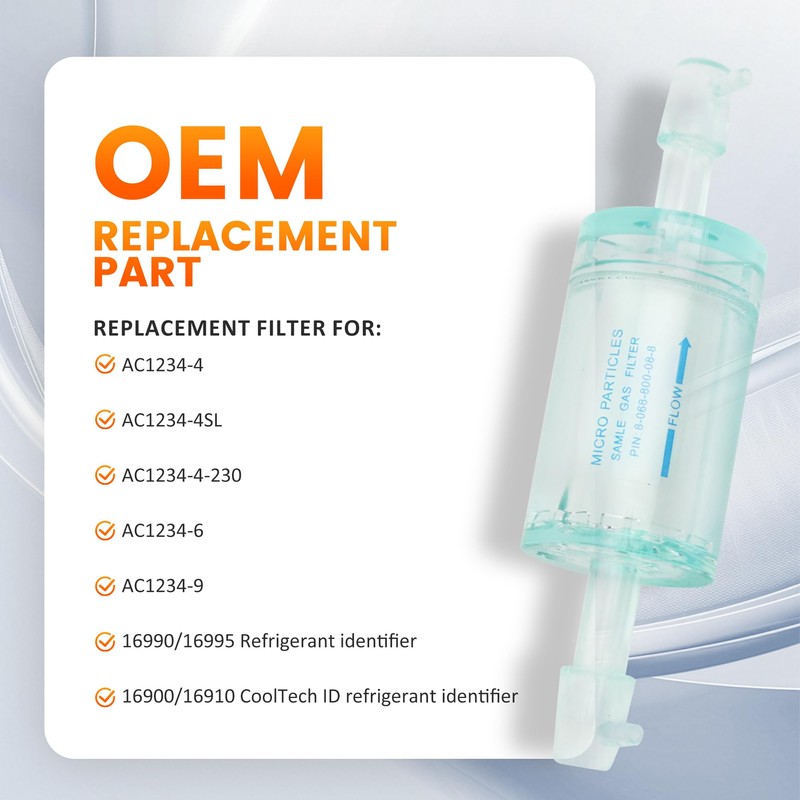 OEM 16913 Refrigerant Identifier Replacement Filter: Works with R -