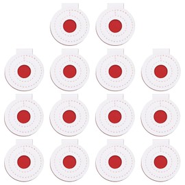 PATIKIL Microfiber Bullseye Targets 6cm, 14Pcs Competition Game Target Shooting Practice Fabric Pad Disc Accuracy Training Tool Outdoor Hunting Accessories