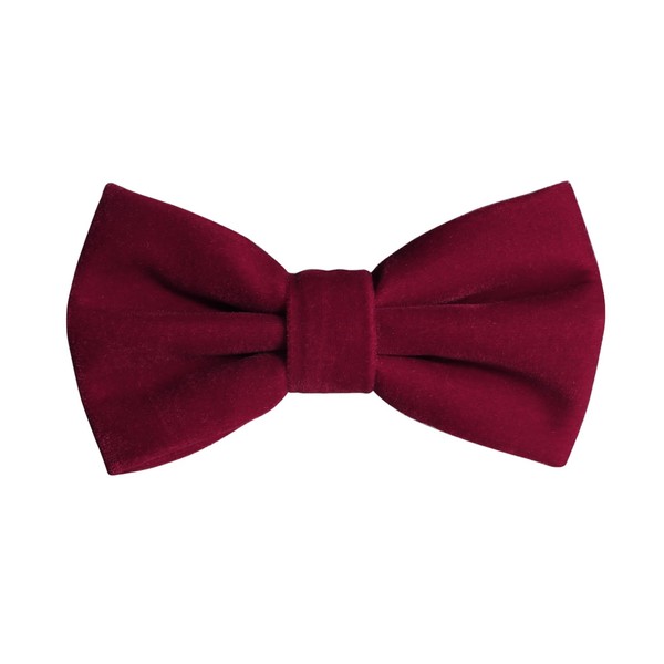 HOULIFE Men's Bow Tie, Adjustable Velvet Bow Tie, Pre-Tied Bow