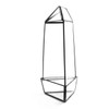 WGV Geometric Terrarium, Width 4", Height 11.5", Clear DIY Succulent