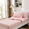 Aimuan Zipper Bedding Twin Zip Up Bedding Set Pink Checked