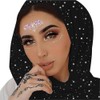 ANKOMINA Women Soft Chiffon Rhinestone Long Scarf Shawl Fashion Muslim