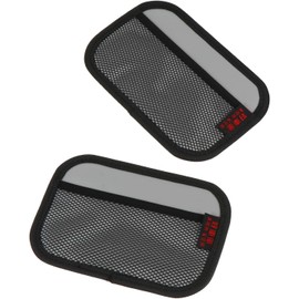 TEHAUX Organizador de Bolsillo del Coche 2 Unidades, Bolsa de Malla Adhesiva para Asiento, Material Microfibra Cuero, Almacenamiento para Tarjetas y Objetos Variados, Uso en Vehículo