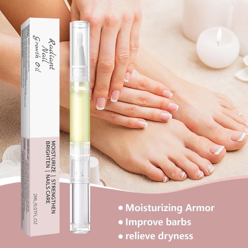 Nail Growth Oil Pen, Nail Strengthener and Hardener for Damaged,