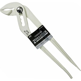 IPS ドライバー付き ウォーターポンププライヤ ZEBRA COLOR ホワイト WD-250(W)