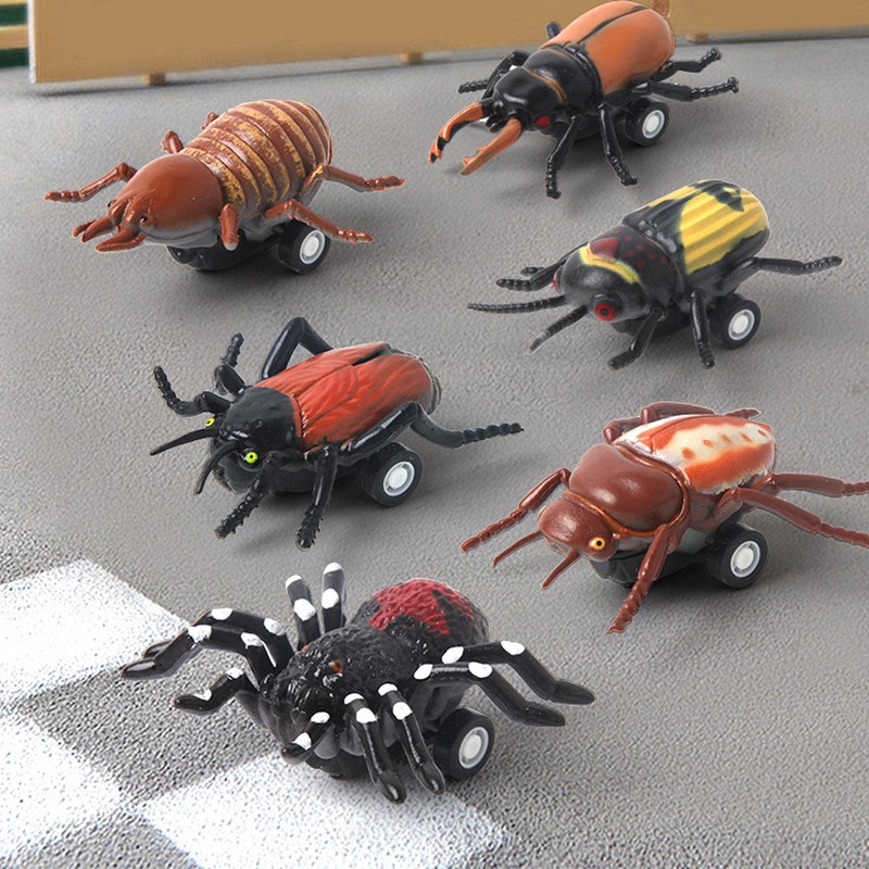 6pcs Animal Pull Back Vehicle Cars Educational Stimulate Imagination Safe