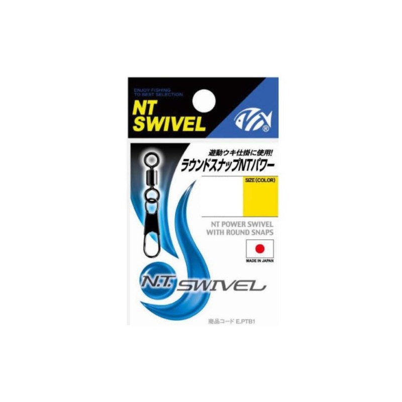 NTスイベル(N.T.SWIVEL) ラウンドスナップNTパワー クロ #1