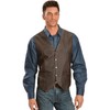 Scully Leather Vest Brown 3XL