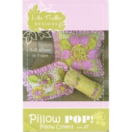 Lila Tueller Pillow Pop Pillow Covers Craft Sewing Pattern by Lila Tueller Designs No. 25