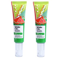 White Whitening Glo Toothpaste, Juicy Watermelon Flavour, 70g, Pack of 2