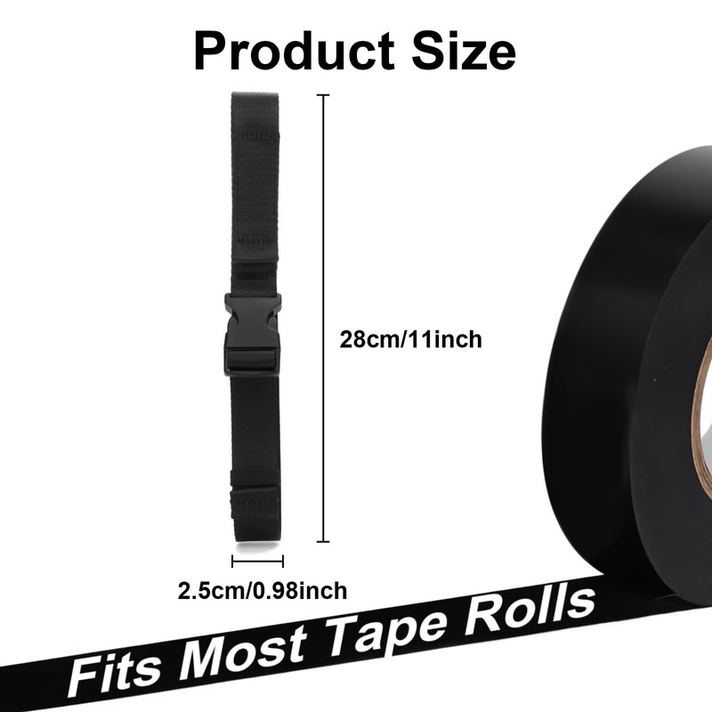 Homakover Electrical Tape Holder for Tool Belts, Universal Fit, Adjustable