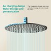 AULEEND All Metal Rain Shower Head - Heavy Duty Stainless