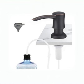 Commercial Built in Soap Dispenser for Kitchen Sink(Oil Rubbed Bronze),Stainless Steel Countertop Dish Soap Dispenser Pump with 47 '' Extension Tube kit
