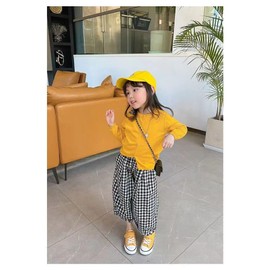HahaNice Girls Long Sleeve Cardigans School Sweater 2Y-7Y, yellow