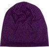 styleBREAKER Damen Beanie Mütze mit All Over Glitzer in Unifarben,