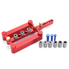 6/8/10mm Self Centering Dowelling Jig Dowel Hole Drilling Guide DIY Woodworking Tool