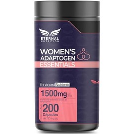 Eternal Nutrition Essentials Maca Adaptógenos Mujer 200 Cápsulas Schisandra Shatavari Reishi Ginseng 100 Porciones 1500 Bienestar Hormonal Control