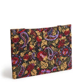 Vera Bradley Women's Premium Cotton Laptop Insert, Midnight Garden Paisley, One Size