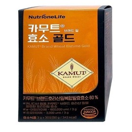 뉴트리원 카무트 효소 골드 30포 1박스 1개월분(SH) NutriOne Kamut Enzyme Gold 30 Sachets 1 Box 1 Month Supply (SH)