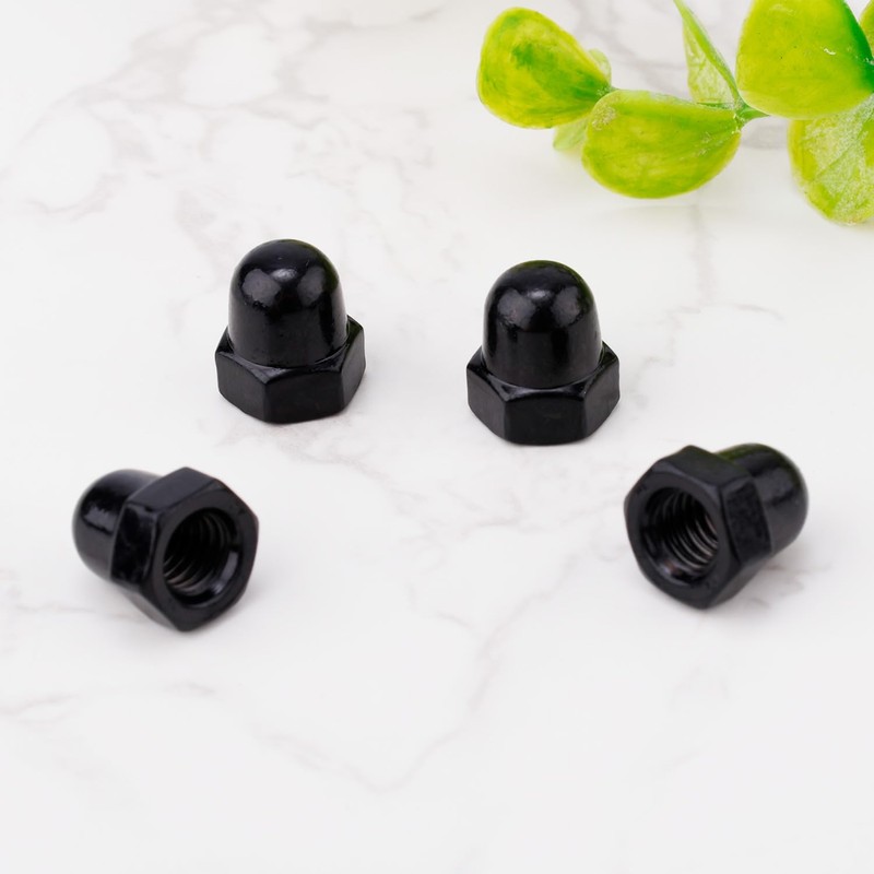 4pcs License Plate Retainer Nuts for Volvo, Stainless Steel License